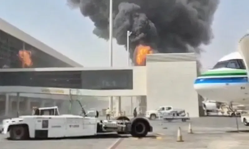 Pakistani national killed, 11 wounded as Riyadh airport hit by Houthi strike