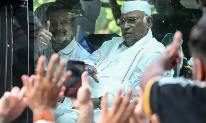 Thousands march in India's capital to demand resignation of election chief over alleged misconduct
